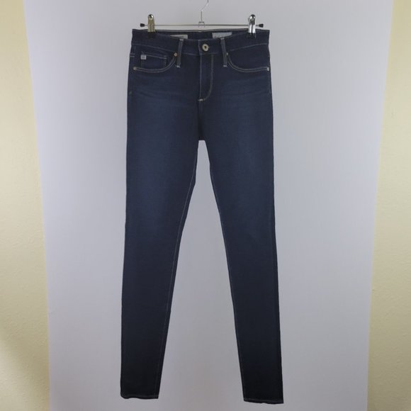 AG Farrah Contour 360 High Rise Skinny Jean, Dark Wash MINT - Picture 3 of 13